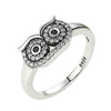 Silver Color Owl Ring