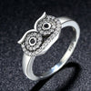 Silver Color Owl Ring