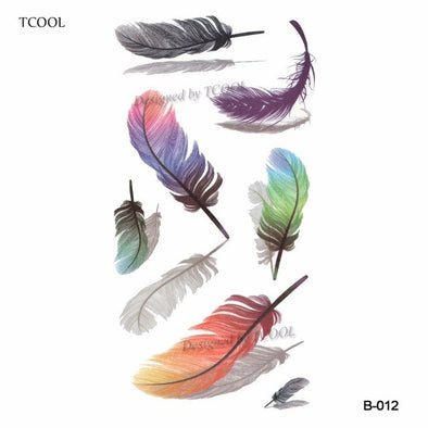 Feather Temporary Tattoos Sexy